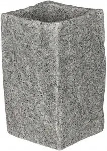 Fürdőszobai Fogkefetartó Bögre Paszta Szürke 11 CM