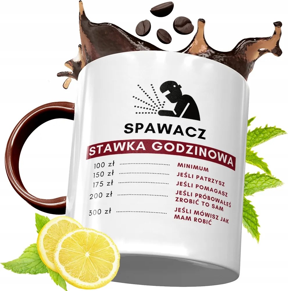 Bordó Bögre Hegesztőnek Születésnapi Ajándék fényképes nyomtatással