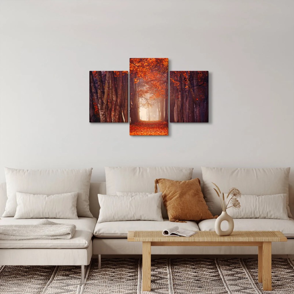Kép - őszi erdő (90x60 cm)