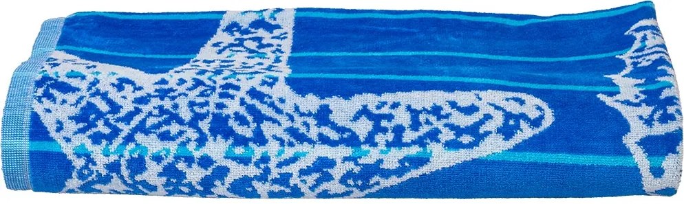 ISCHIA Strandtörölköző kék 165x90cm