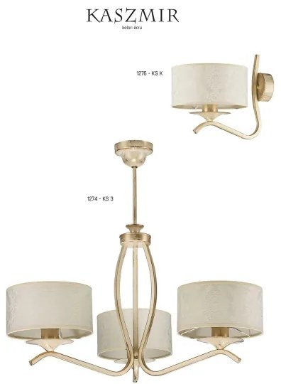 JUPITER 1276-KSKE - KASZMIR fali lámpa 1xE27/60W