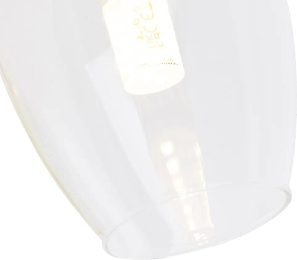 Okos fali lámpa arany üveggel, WiFi-vel, G9-es foglalattal - Elien