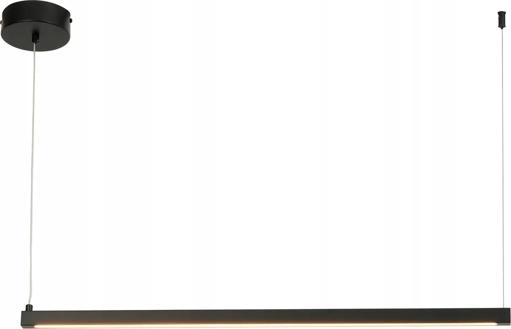 Led függőlámpa elegáns fekete színben Beam kereskedelmi helyiségekbe