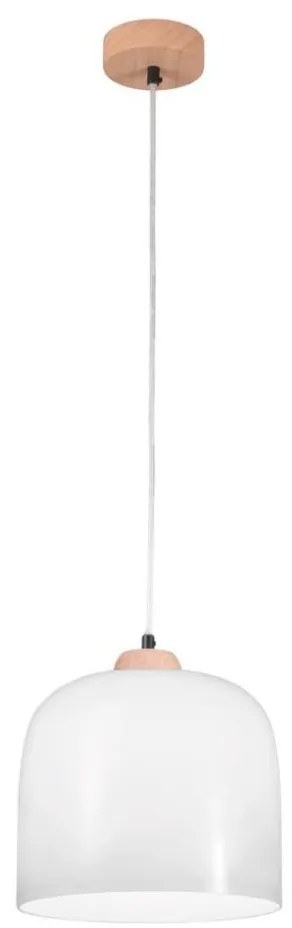 Kolarz A1352.31.W - NONNA 1xE27/60W/230V függeszték, tölgy/fehér