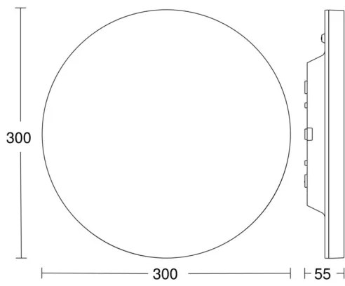 Steinel-LED Dimmelhető lámpa érzékelővel RSPROR10PLUSSC 8,5W/230V IP40 4000K