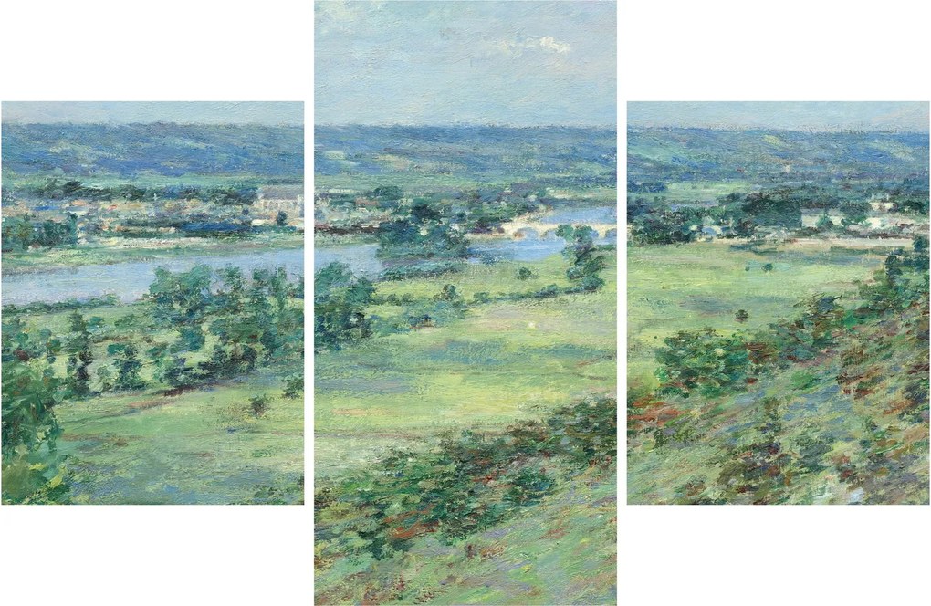 Kép - Theodore Robinson, The Valley of the Seine, From the Hills of Giverny, reprodukciók (90x60 cm)