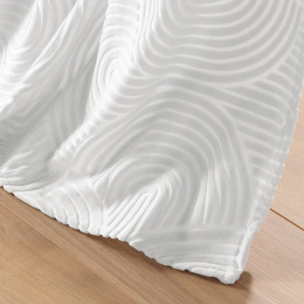 Fehér bársony függöny 135x260 cm Eva – douceur d'intérieur