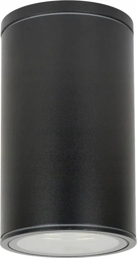 Mennyezeti spot lámpa fekete kerek cső 17 cm IP54 Su-ma