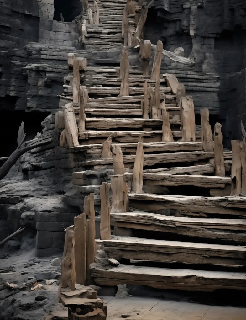 Poszter 50x65cm Lépcsők az ismeretlenhez