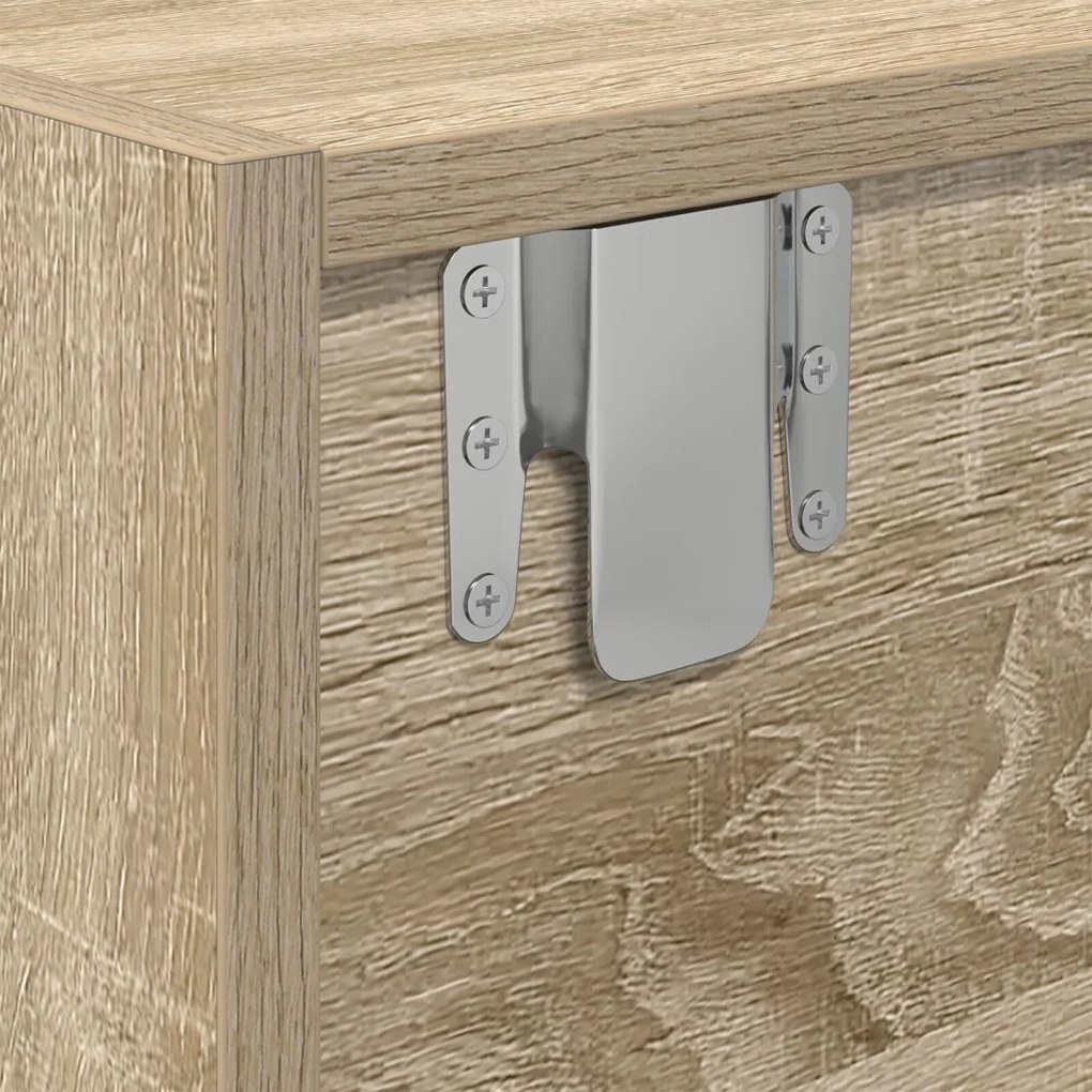 TV Szekrény Sonoma Tölgy 100x31x25,5 cm Mérnöki Fa