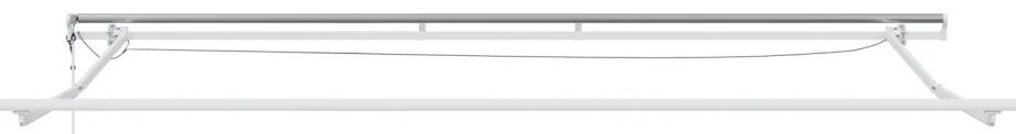 Automatikus hajtogatható napellenző LED világítással 400x350 cm