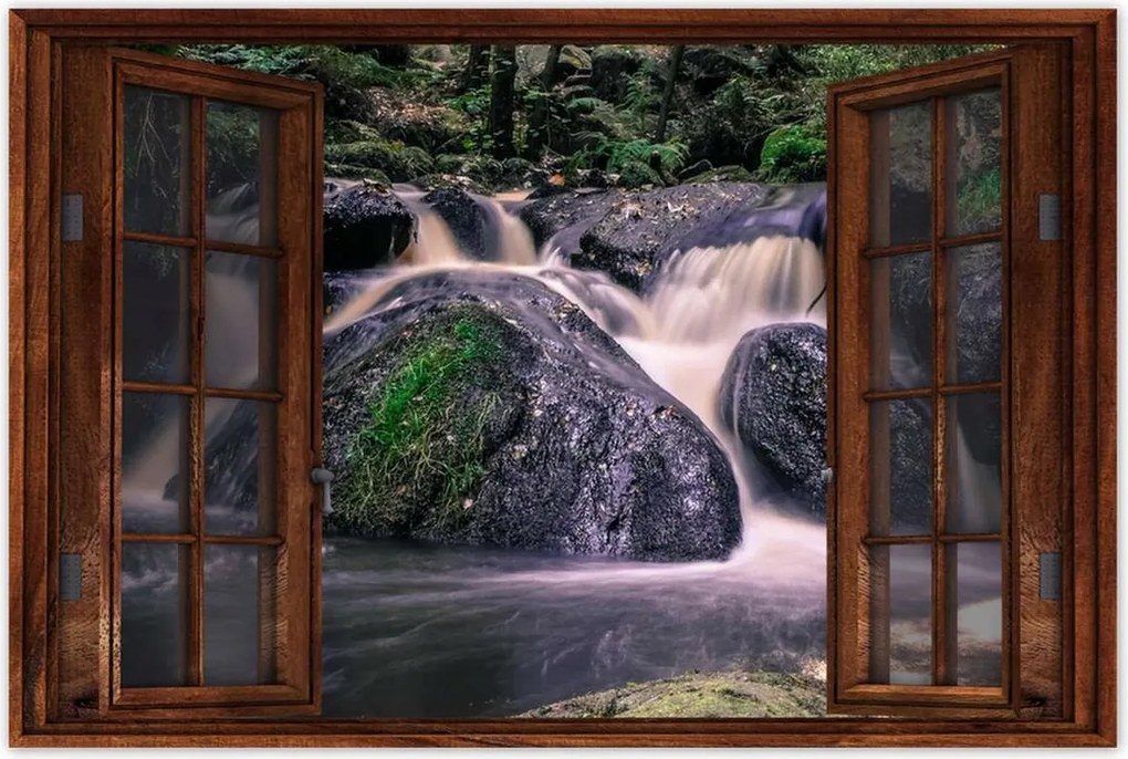 Poszterek 90x60 Folyó víz a patakban