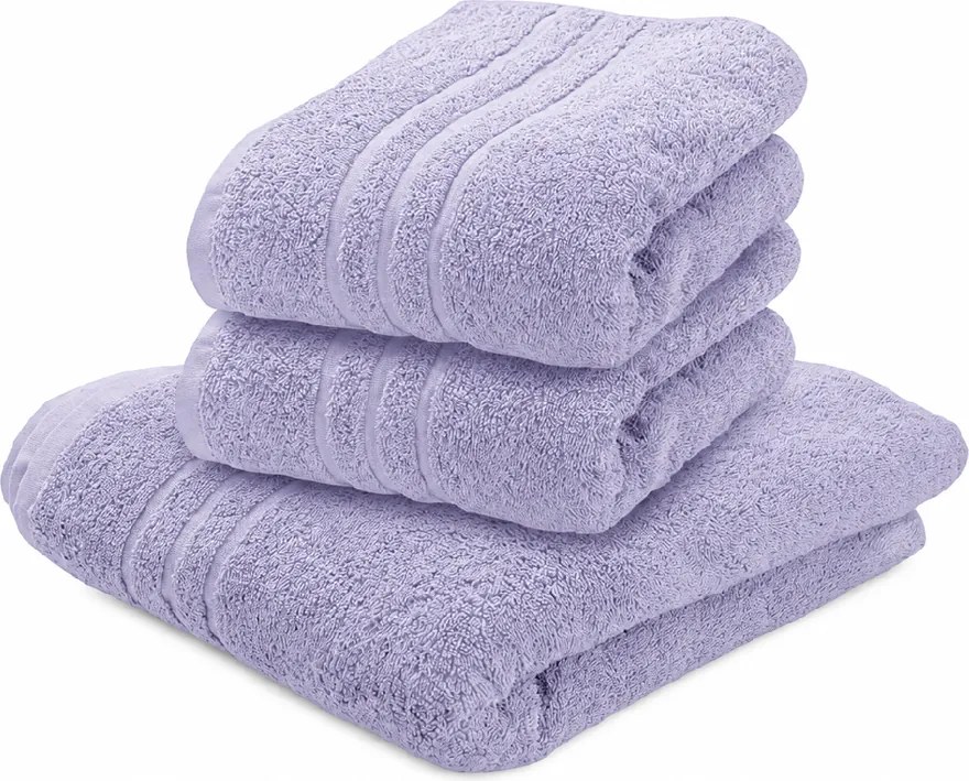 Fürdőlepedő CLASSIC COLOR 70 x 140 cm levendula, 100% pamut