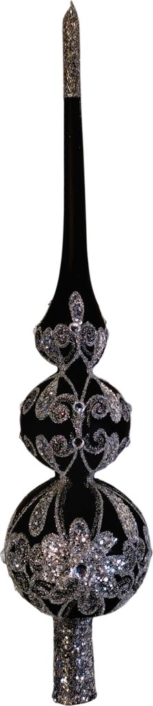 Üveg karácsonyfadísz Nagy spicc 1 db Prémium 37 cm.