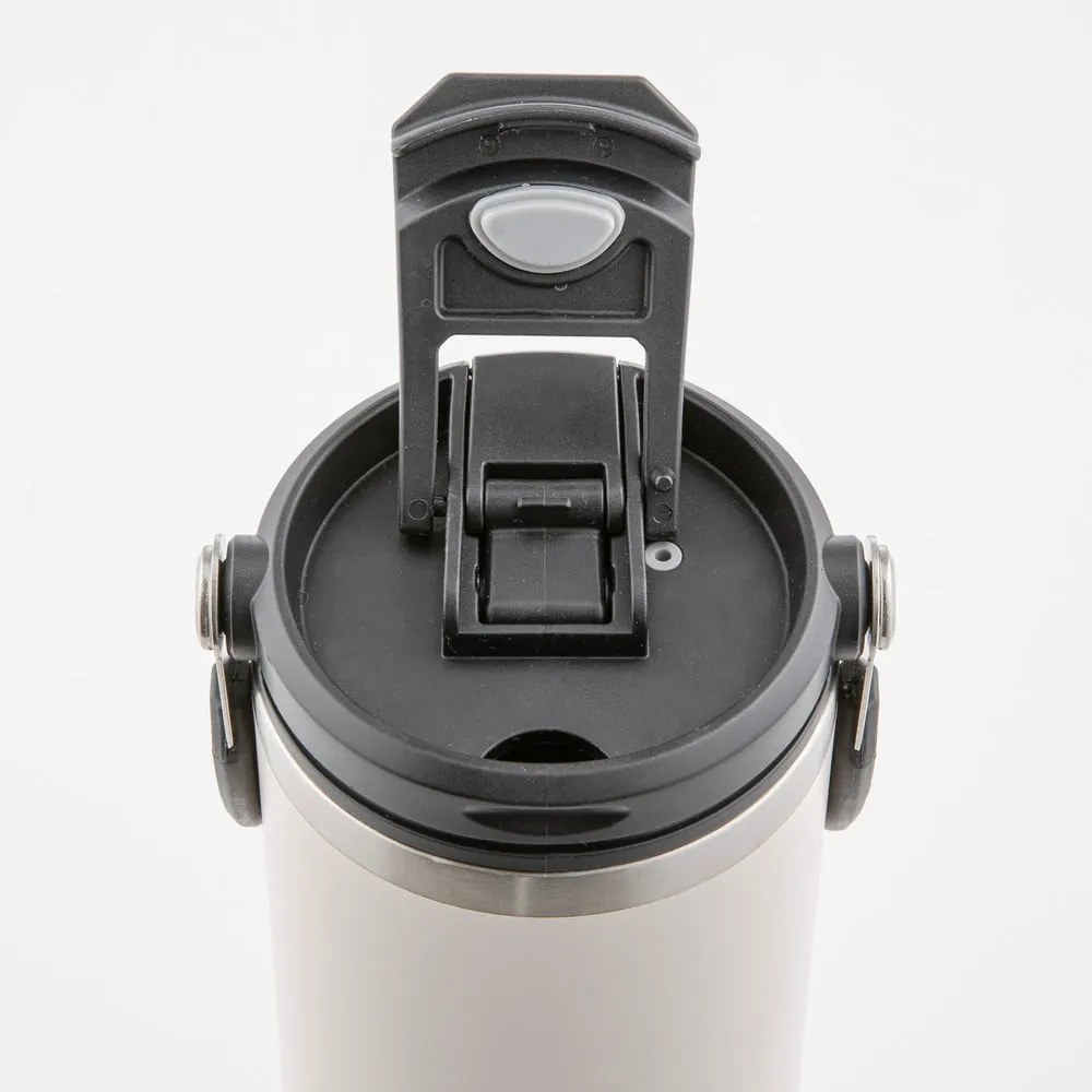 Szürke rozsdamentes acél utazó ivópalack 1 l Eco – Ladelle