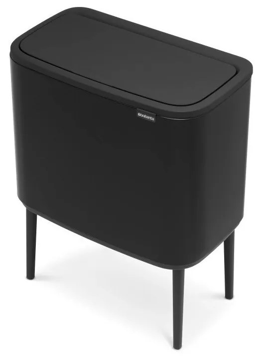 Matt fekete acél érintésre nyíló szemetes 36 l Bo Touch Bin – Brabantia