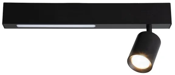 LED Spotlámpa MAGNET LED/5W/230V + 1xGU10/60W 3000/4000K fekete