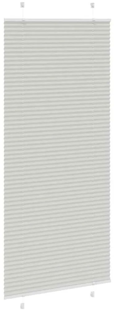pliszírozott redőny világosszürke 100x200 cm szövetszélesség