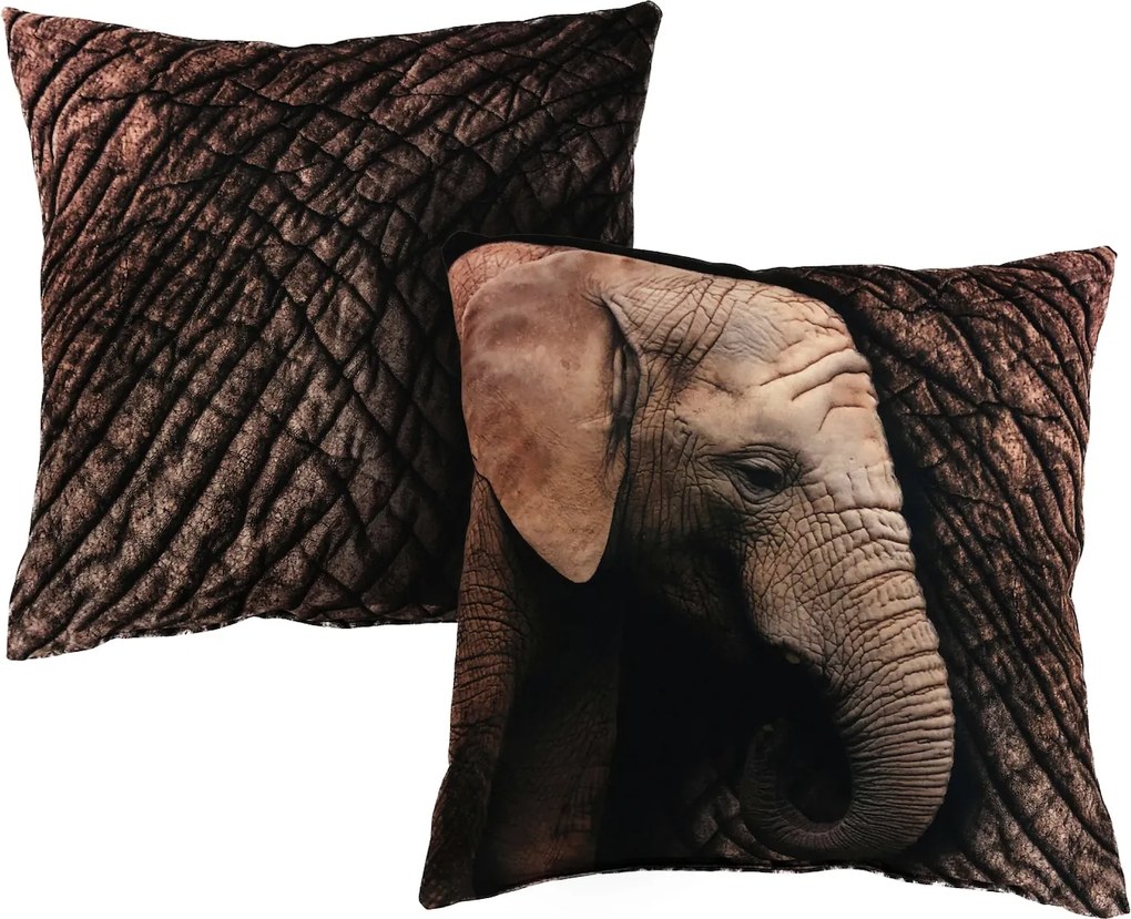 Elefánt Párna Elefánt 35x35 Ajándék alvás deko
