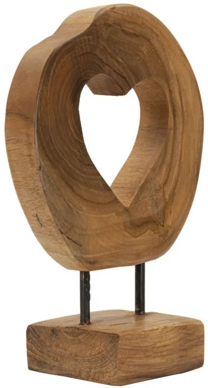 Hasi sculputre teak 20x10x28cm