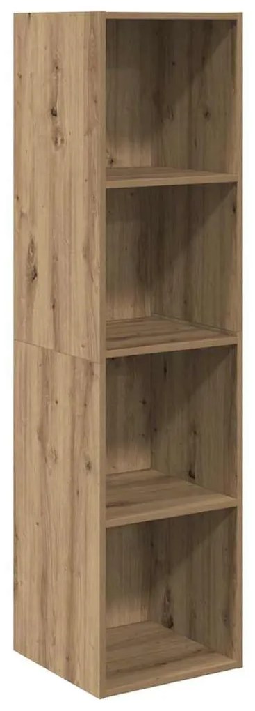 TV Szekrény Szett 2 pcs kézműves tölgy 37 x 37 x 142.5 cm