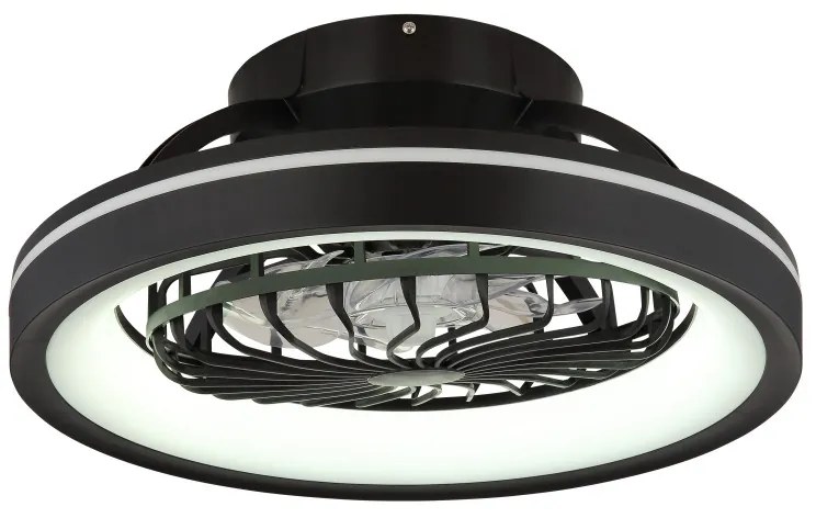 Globo Deanne 03665 távirányítós mennyezeti ventilátoros lámpa, 40W+6W RGB LED, 2700K-6500K+RGB, 2400 lm