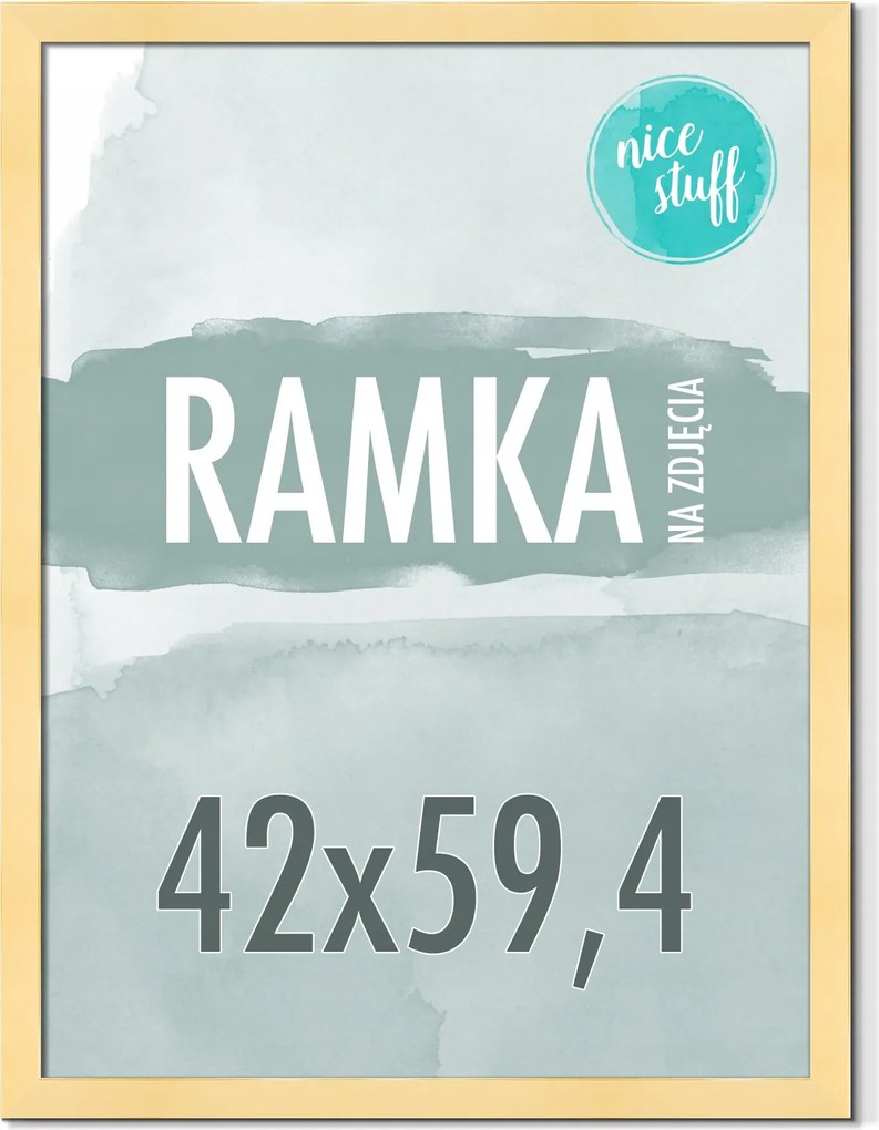 Képkeret A2 42x59,4 Képkeret Fotó 594x42 Mdf Arany