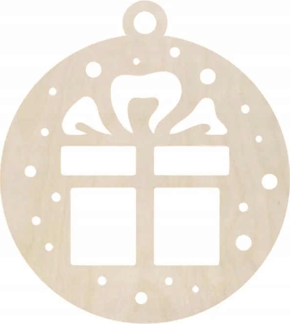 Karácsonyi Díszgömbök Kerek Ajándék Különböző színek 5db