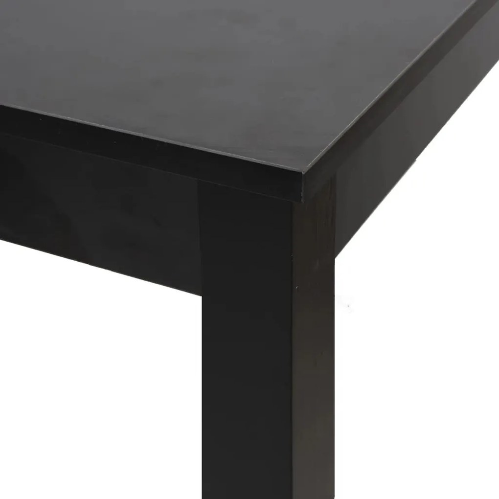 Fekete MDF bárasztal 55 x 55 x 107 cm