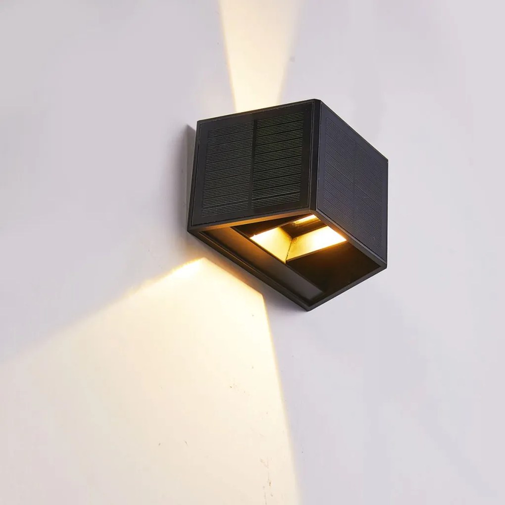 EKO LIGHT EKO9097 WINGS Modern Kültéri Fali Lámpa Fekete LED IP54