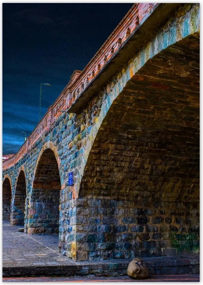 Poszterek A4 Pion Híd Építészet Tájkép