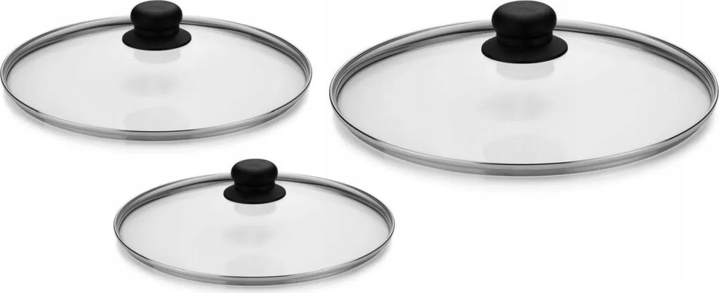 Fedő Üveg Serpenyő Fedő 20/24/28