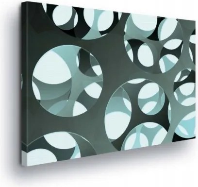 Vászonkép 80x60 Absztrakt geometria kör minta minimalizmus modern művészet