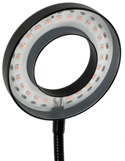 LED flexibilis asztali lámpa csipesszel növényekhez VITARO 2xLED/4W/230V fekete