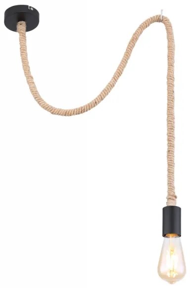 Globo 69029H - Csillár zsinóron ULLEU 1xE27/60W/230V