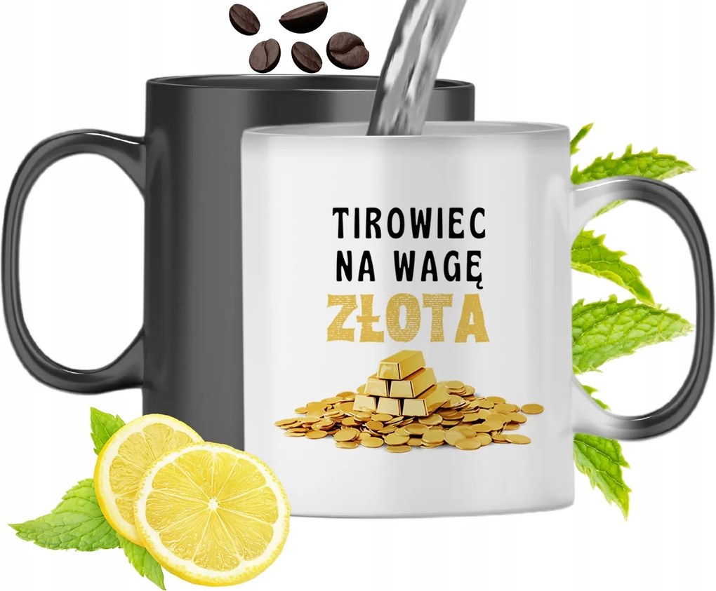 Mágikus Bögre Teherautóknak Színváltós, fényképes nyomattal