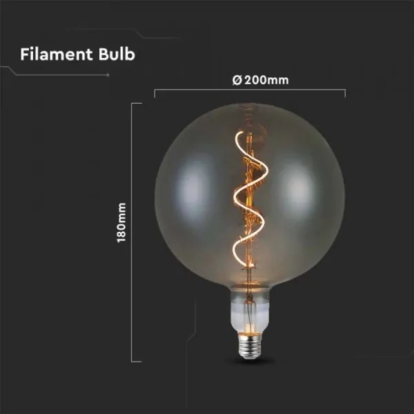 LED Izzó FILAMENT G200 E27/4W/230V 2700K