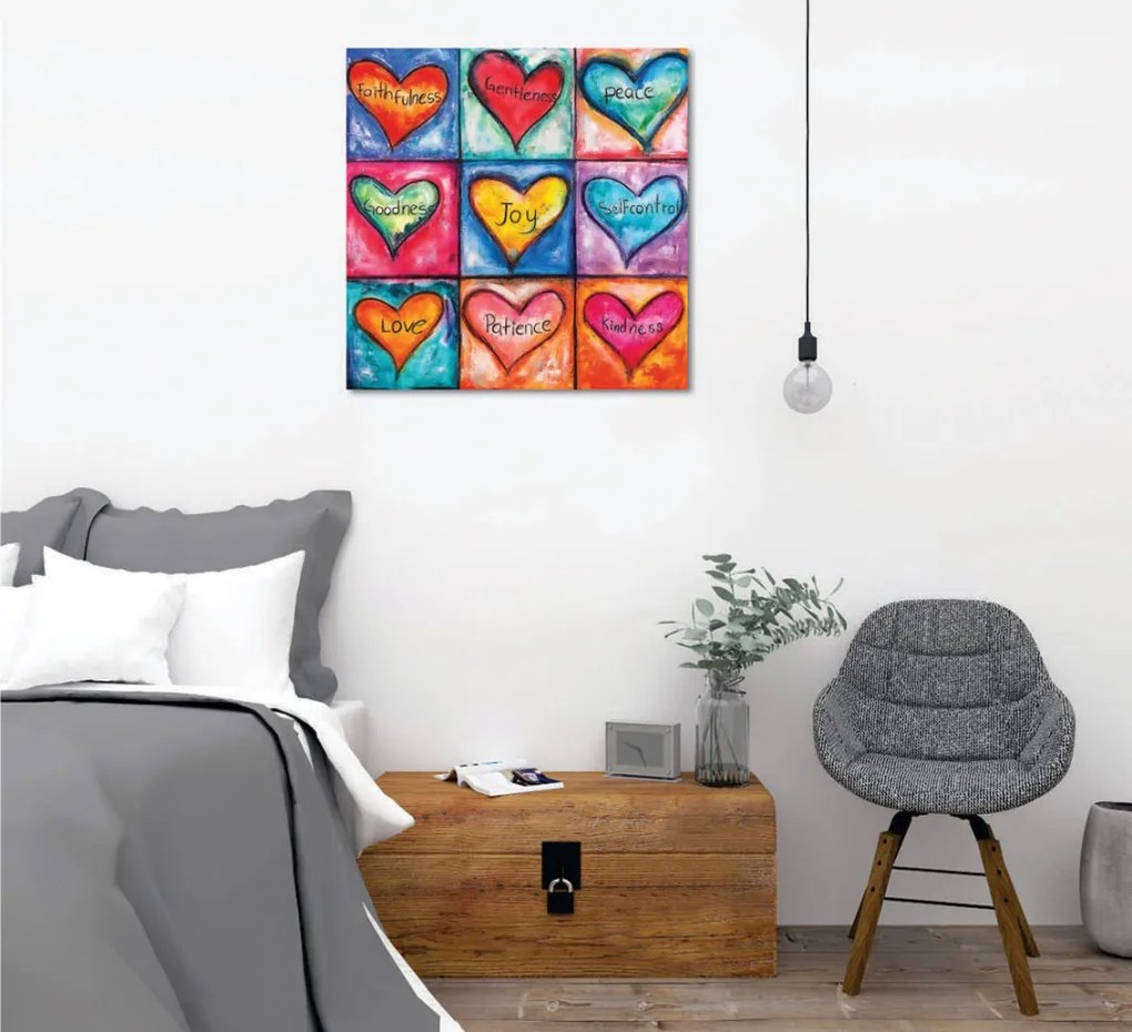 Vászonkép, 45×45 cm – KC433