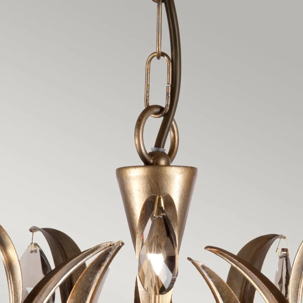 Elstead Lighting LILY LL5-ANT-BRZ Csillár 5x60W/E14