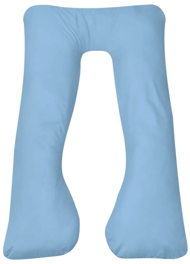 vidaXL 90x145 cm kismama párna világoskék