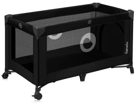 Lionelo - Utazóágy STEFI Black Carbon