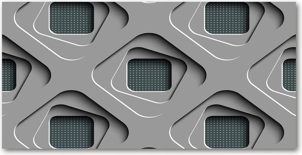 Fotó-kép edzett üveg Absztrakt 3D 140x70