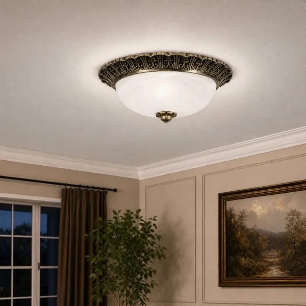 BRILAGI - Mennyezeti lámpatest FRESCO 2xE27/40W/230V, átmérő 30 cm, aranyszínű