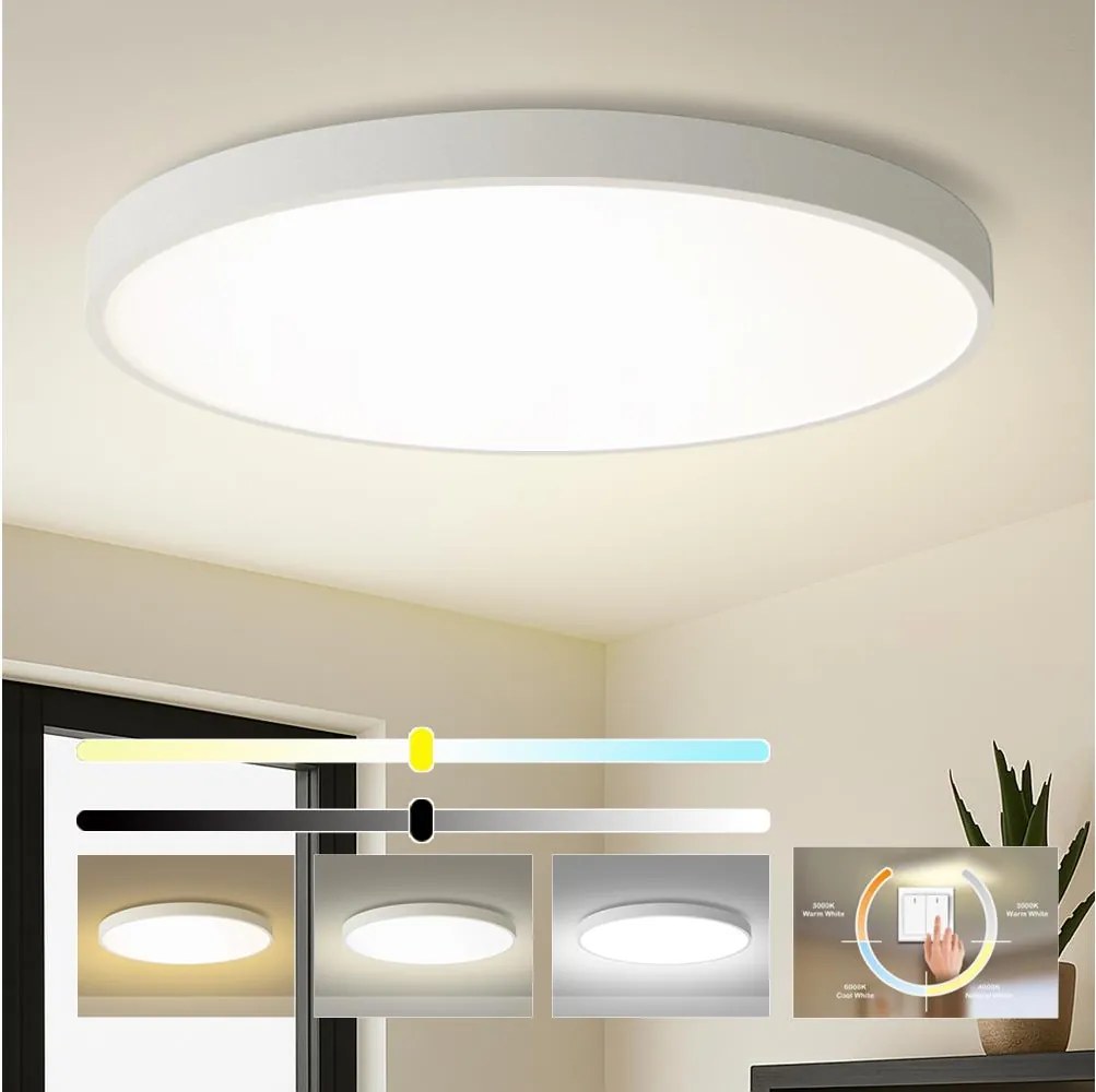 BRILAGI - LED mennyezeti lámpa POOL LED/180W/230V 3000/4000/6000K átm. 120 cm fehér