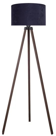 Brilagi - Állólámpa VELVET 1xE27/60W/230V barna/kék