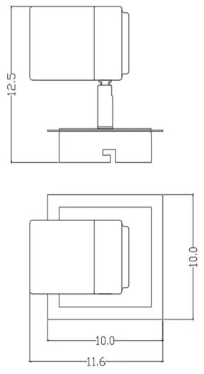 Lucide 26957/05/30 - LED Spotlámpa LENNERT 1xGU10/5W/230V