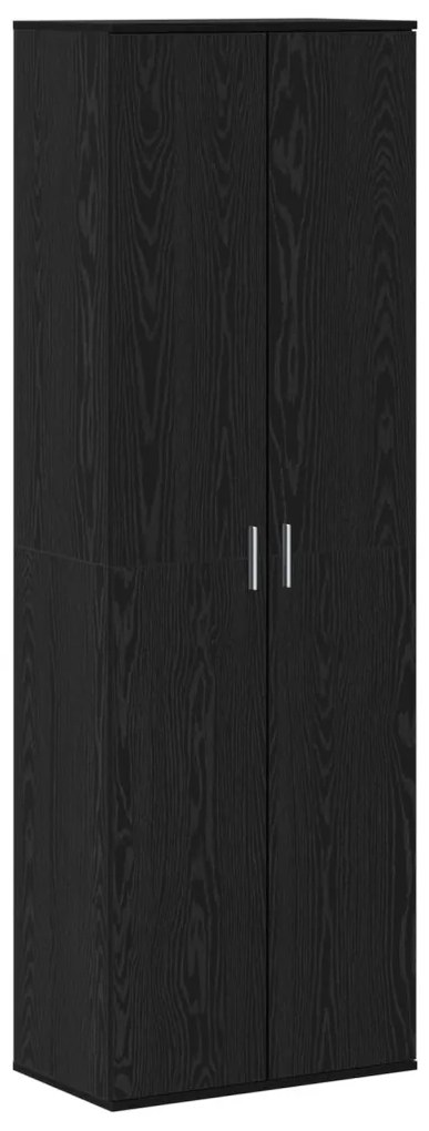 Fekete tölgy magas szekrény 60x35x180 cm Mérnöki fa