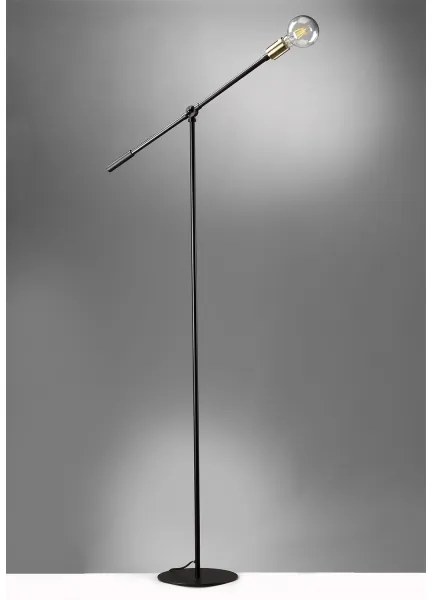 ONLI - Állólámpa ASTE 1xE27/15W/230V fekete/arany