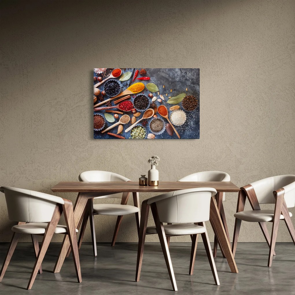 Kép - Fűszerek (90x60 cm)