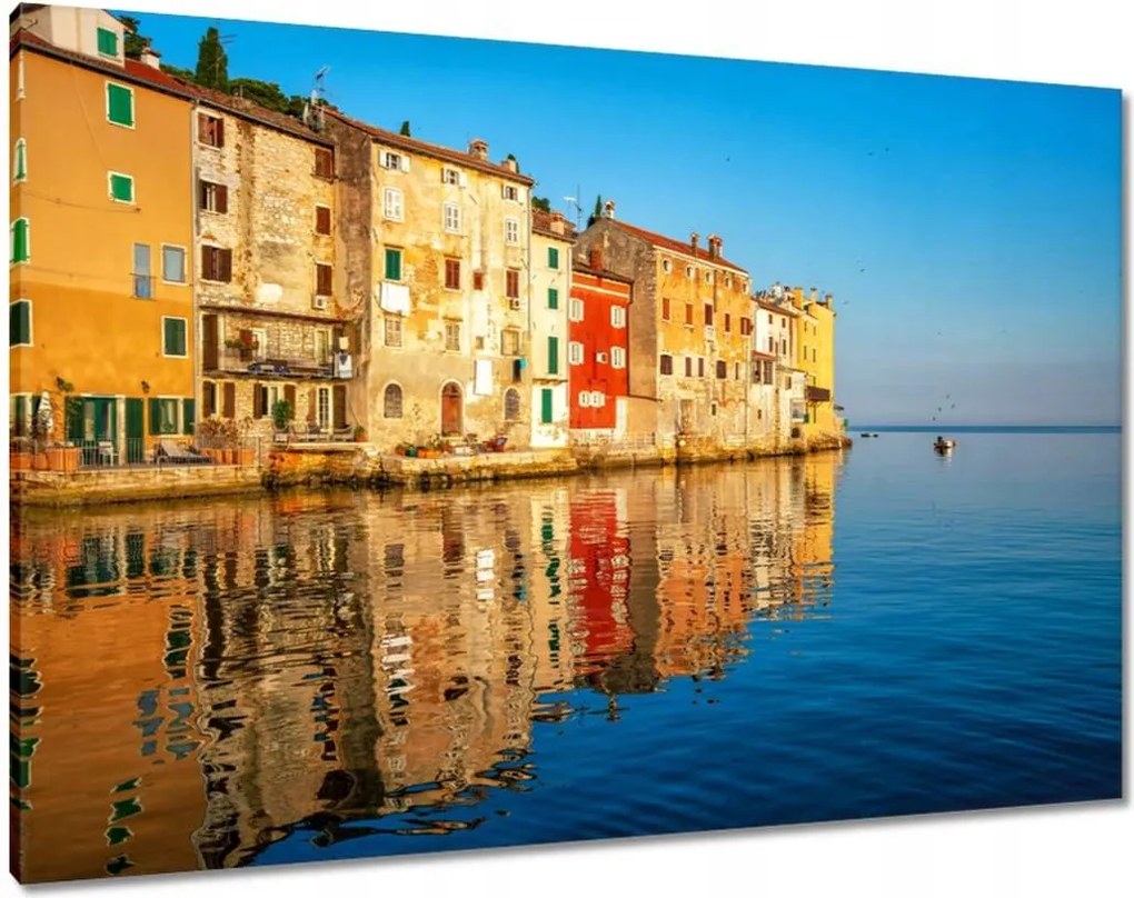 Vászonkép 100x70 Rovinj óvárosa